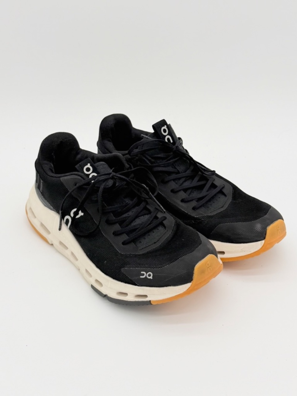 On Running On Cloud nova Form 2 Black Ivory Gym Walking Shoes Sneakers Women 8